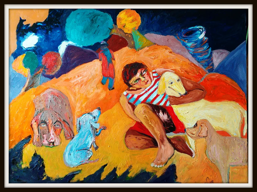 (sin asunto) — 8 .nosotros los sobreviviente 120 x 160 cm oleo sobre lienzo.jpg
