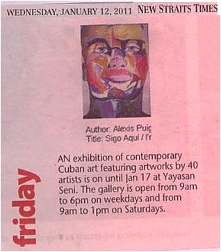 Exhibición de Arte Contemporáneo Cubano — Kuala Lumpur
