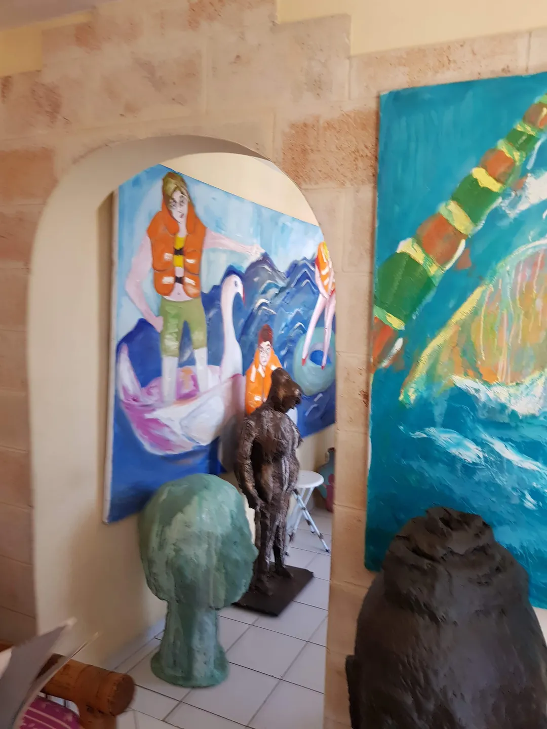 Víctor Alexis Puig en su taller de La Habana — vista 12